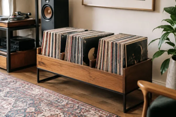 Vinyl Album Storage Rack