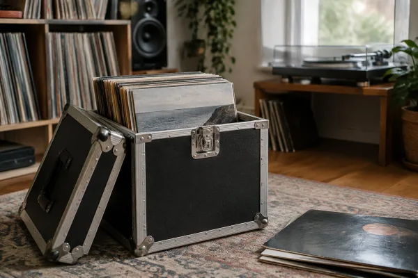 Vinyl Record Storage Case