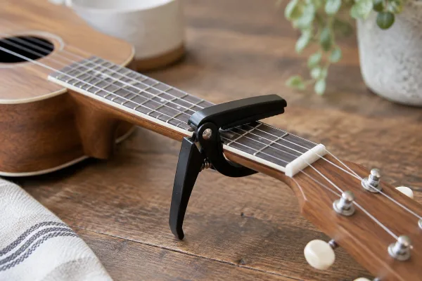 Capo for a Ukulele
