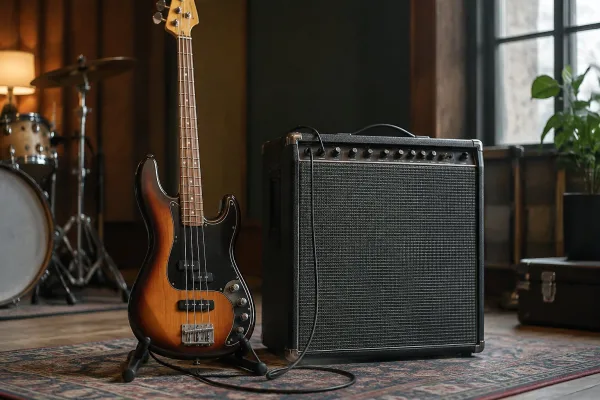 Electric Bass and Amp