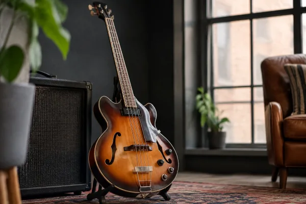 Hollow Body Electric Bass