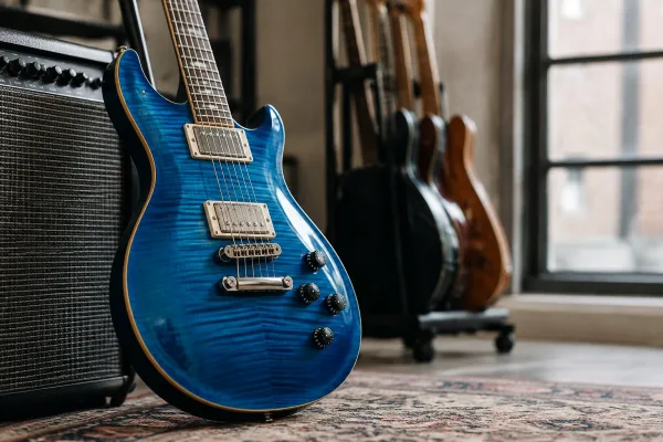 Electric Guitar Blue