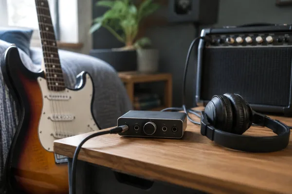 Electric Guitar to Headphones