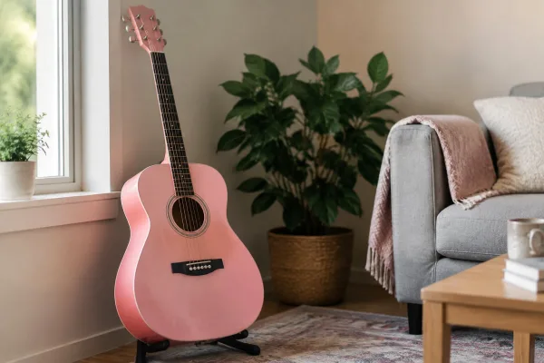 Pink Guitars Acoustic