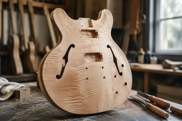 Semi Hollow Guitar Body