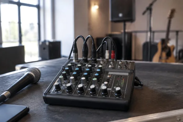 4 Channel Mixing Desk