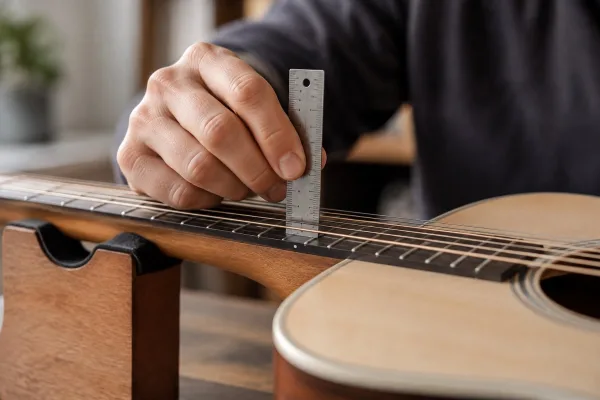 Action of a Guitar