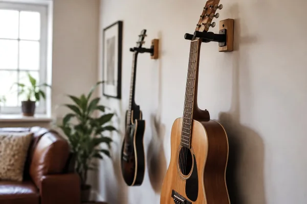 Hang Guitar on Wall