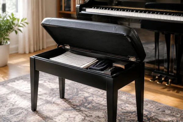 Piano Stool with Storage