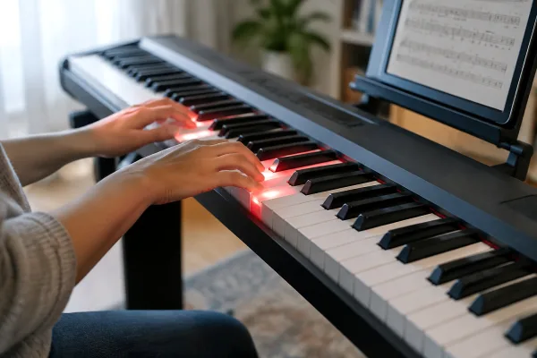 Piano Keys Light Up