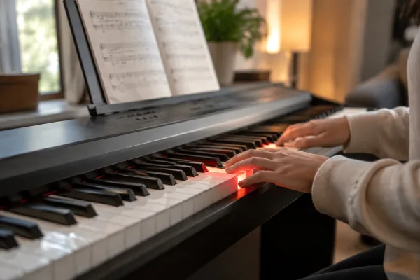 Piano with Light