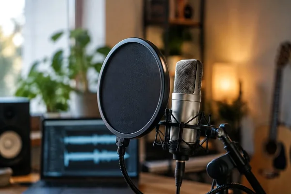 Pop Filter and Microphone