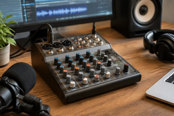 4 Channel Audio Mixer