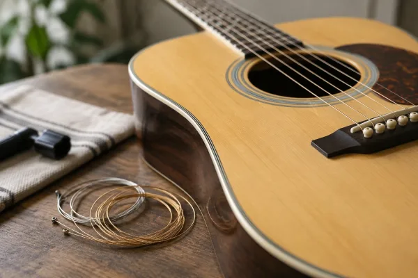 Acoustic Guitar Strings Explained: Features, Types and Tips