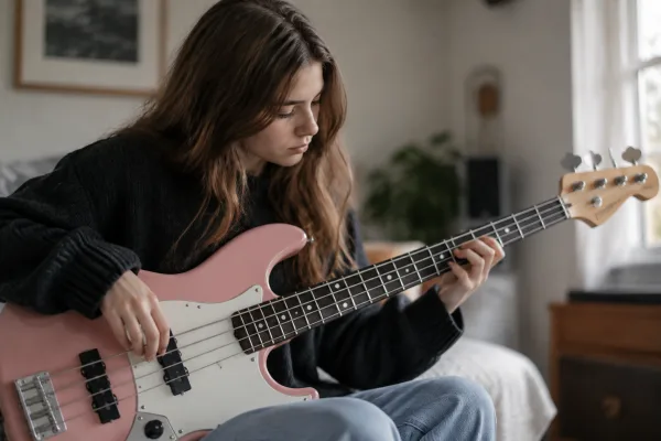 Bass Guitar Pink for Beginners: A Complete Guide