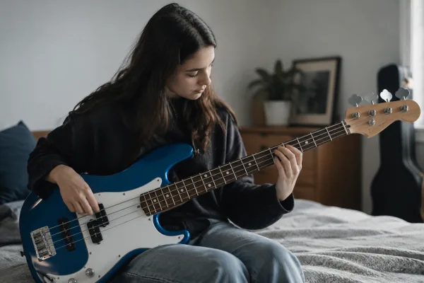 Blue Electric Bass for Beginners: A Complete Guide
