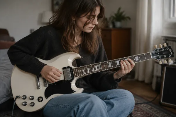White Gibson Sg Guitar for Beginners: A Complete Guide
